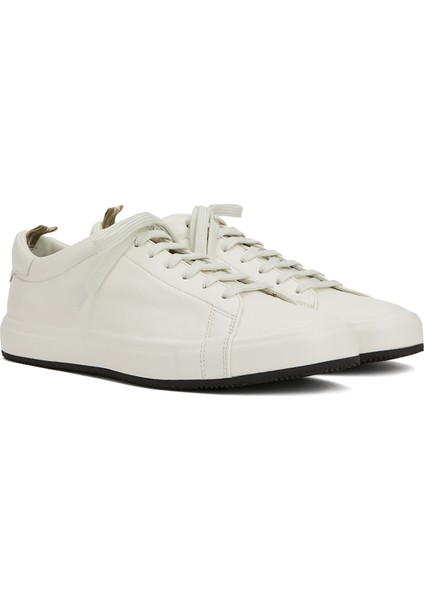 Essence Krem Erkek Deri Sneaker