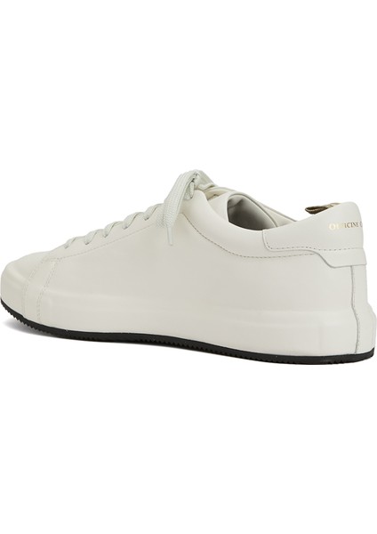 Essence Krem Erkek Deri Sneaker