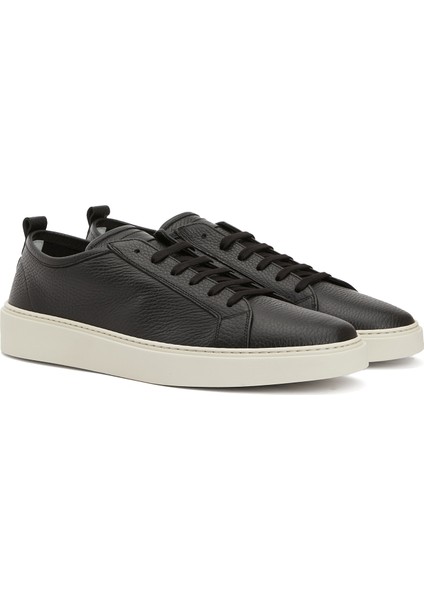 Siyah Erkek Deri Sneaker