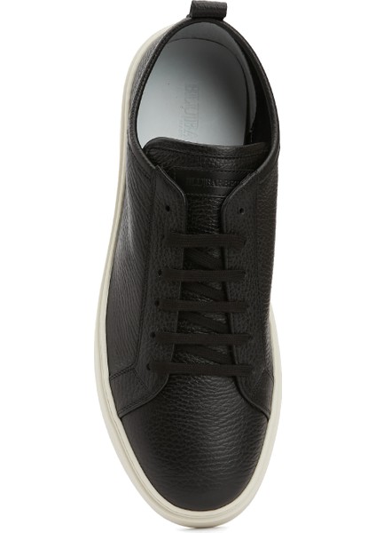 Siyah Erkek Deri Sneaker