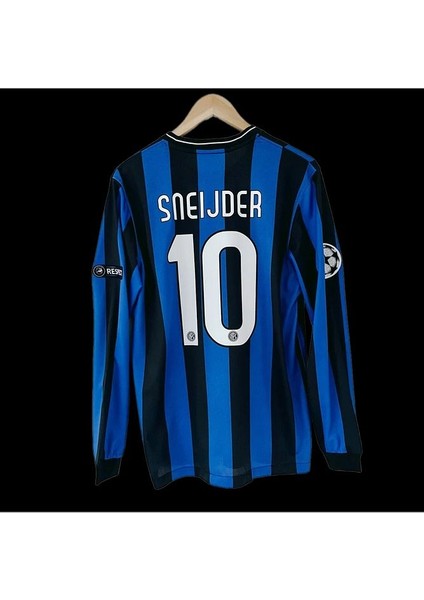 Inter 10/11 Iç Saha #10 Sneijder Uzun Kollu Retro Forma