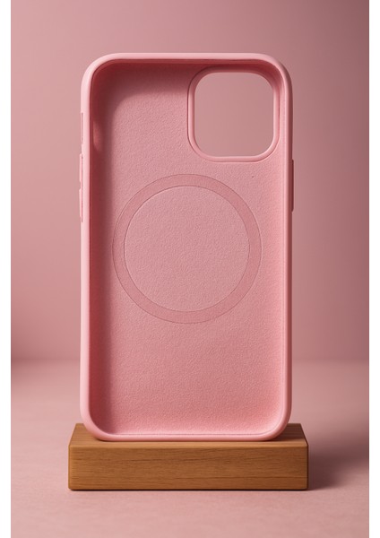 iPhone 11 Magsafe Uyumlu Premium Silikon Kılıf – Pembe Zarafetin Gücü! modelleri