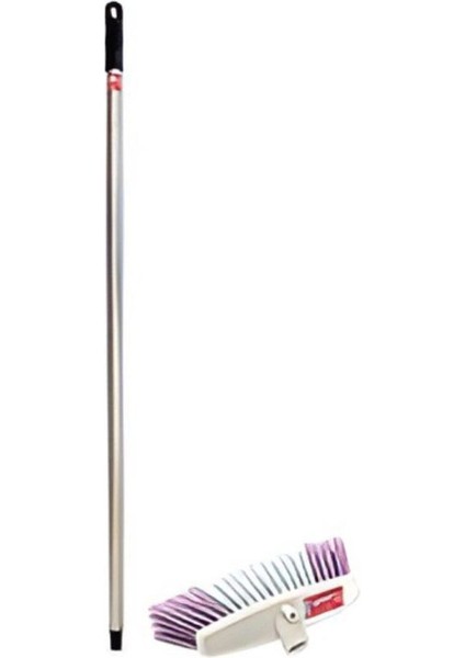 Temizlik Seti Fırça ve Metal Sap 120 Cm, Pratik ve Dayanıklı Temizlik Aracı