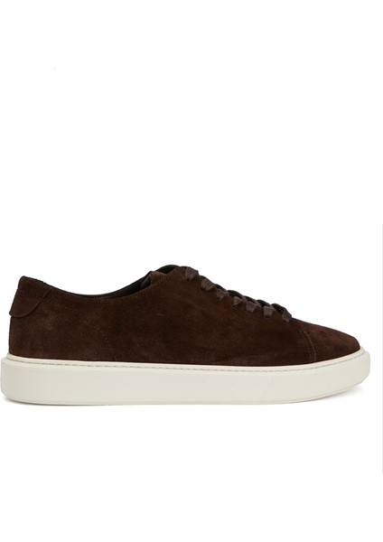 Kahverengi Erkek Deri Sneaker