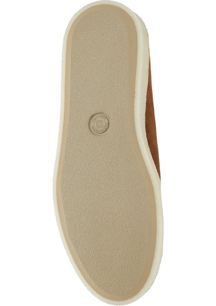 Kahverengi Erkek Deri Sneaker