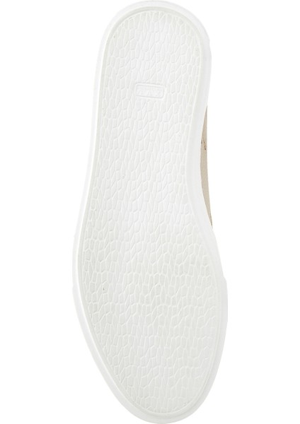 Bej Erkek Deri Sneaker