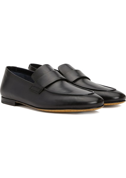 Airto Lacivert Erkek Deri Loafer