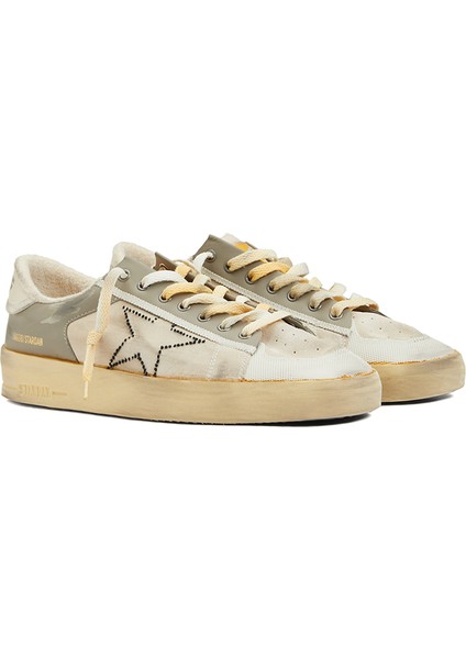 Stardan Haki Bej Erkek Deri Sneaker