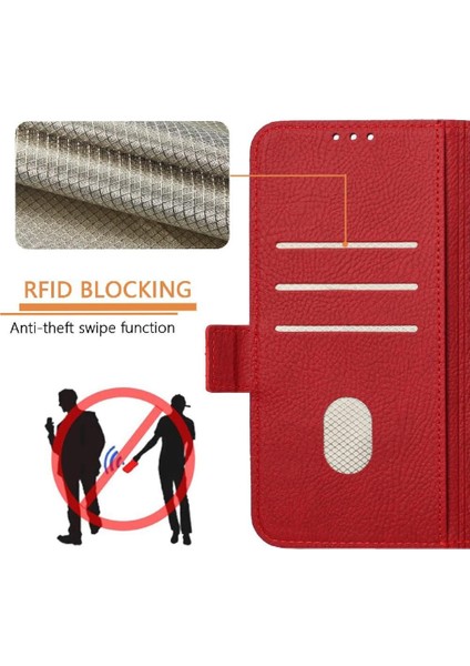 Kredi Kartı Yuvası Manyetik Cüzdan Pu ile Xiaomi Poco M6 Artı Için Kılıf (Yurt Dışından) indirimleri