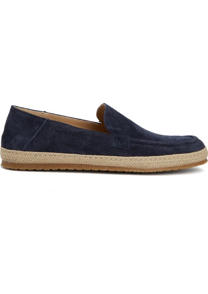 Bala Lacivert Erkek Süet Loafer