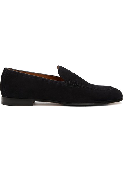 Lacivert Erkek Deri Loafer