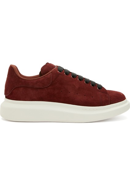 Bordo Erkek Deri Sneaker