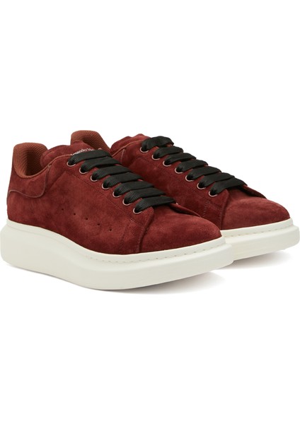 Bordo Erkek Deri Sneaker