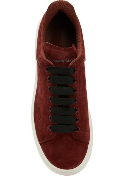 Bordo Erkek Deri Sneaker