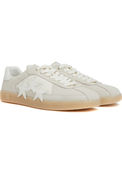 Bej Erkek Deri Sneaker