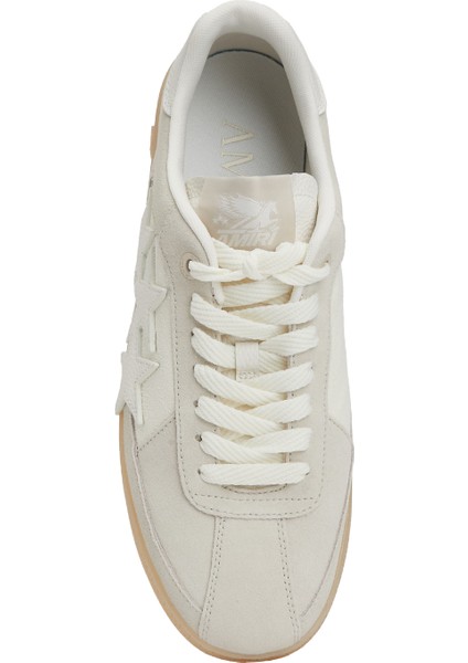 Bej Erkek Deri Sneaker