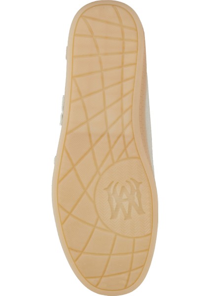 Bej Erkek Deri Sneaker