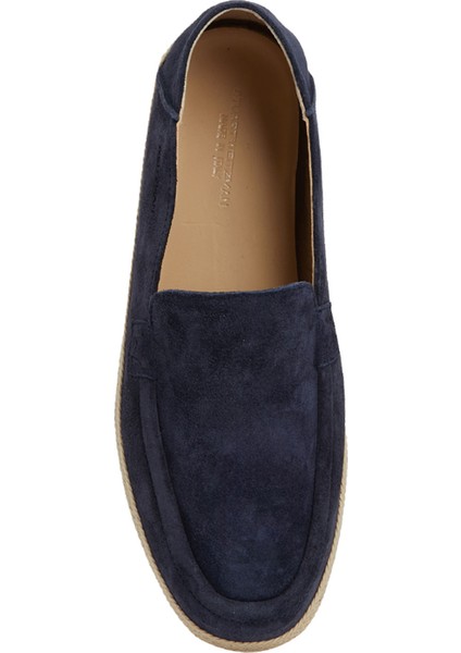 Bala Lacivert Erkek Süet Loafer