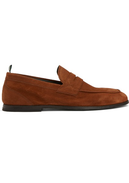 Kahverengi Erkek Süet Loafer