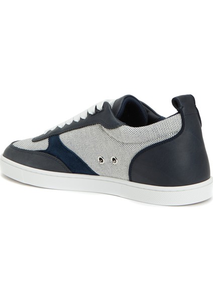 Tutti Rui Lacivert Erkek Deri Garnili Sneaker
