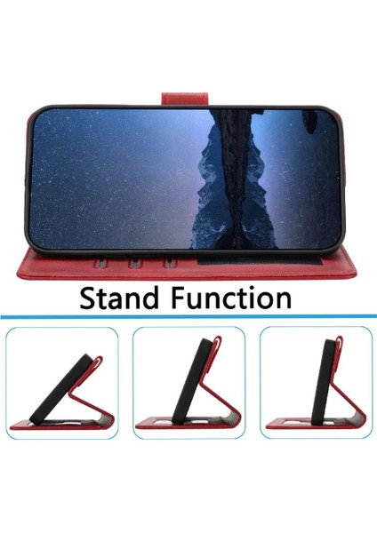 Xiaomi Poco M6 4g Kart Tutucu Manyetik Cüzdan Için Klasik Tarzı Flip Case (Yurt Dışından)