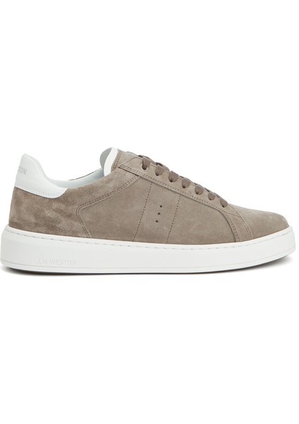 On Time Bej Kadın Süet Sneaker