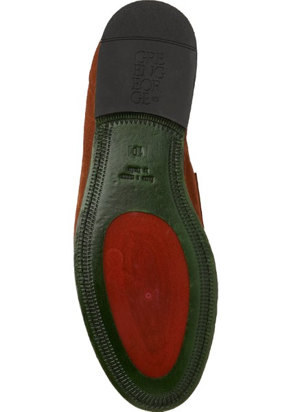 Kahverengi Erkek Süet Loafer