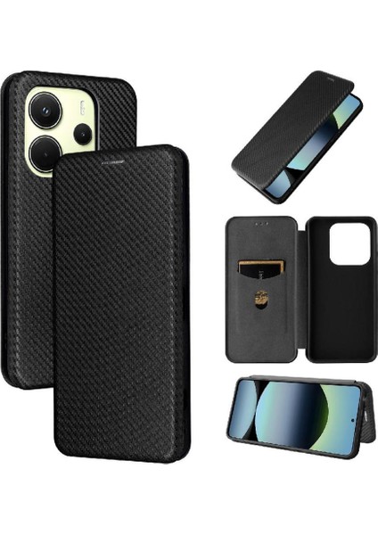 Kart Tutucu Kickstand Kart ile Xiaomi Poco M7 Pro 5g Için Flip Case (Yurt Dışından)