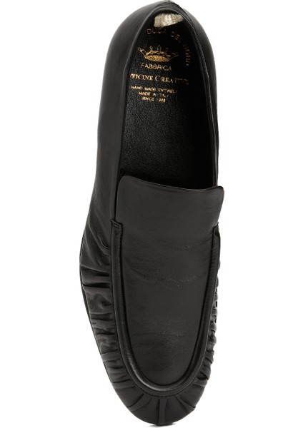 Siyah Erkek Deri Loafer