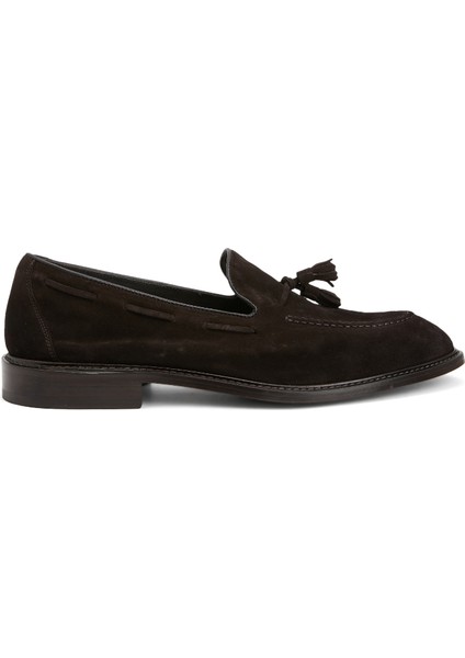 Kahverengi Erkek Süet Loafer