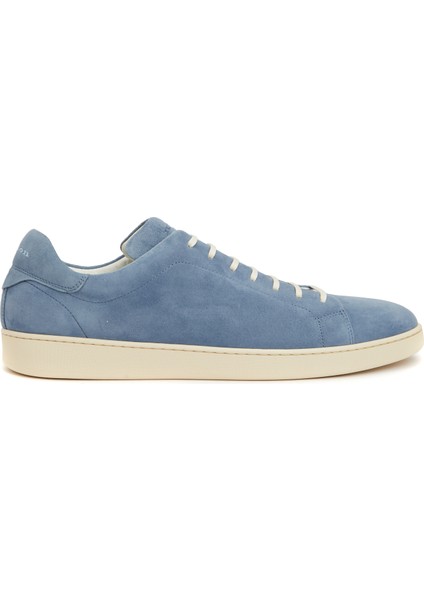 Mono Mavi Erkek Süet Sneaker