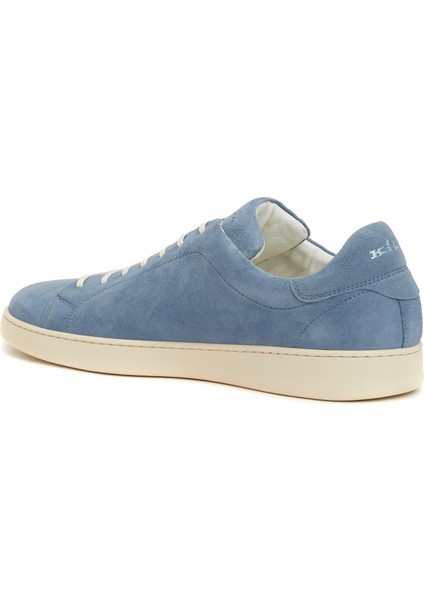 Mono Mavi Erkek Süet Sneaker