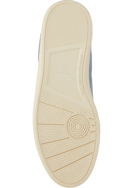 Mono Mavi Erkek Süet Sneaker