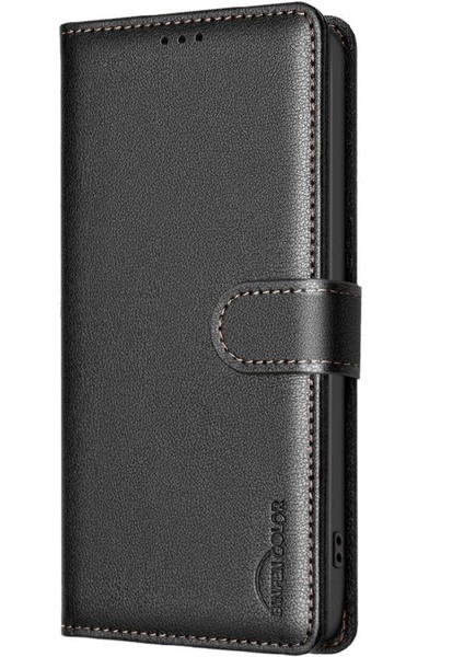 Xiaomi Poco X7 5g Için Flip Case Manyetik Kart Tutucu Kickstand Pu Deri (Yurt Dışından)