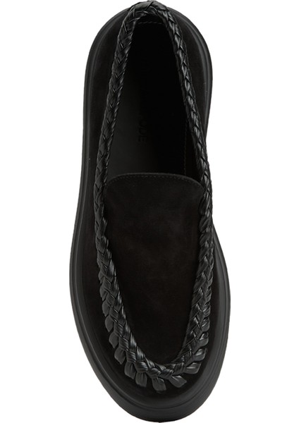 Paul Siyah Erkek Süet Espadril