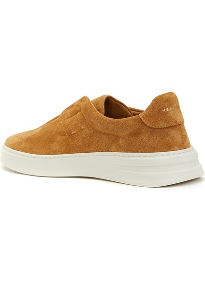 Sarı Erkek Deri Sneaker