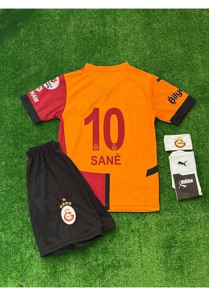 5-Yıldızlı Galatâsarây./ Leroy Sane ./ 2024/25 Iç Saha Yeni Sezon Çocuk Forması 5li Set