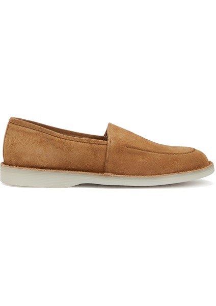 Bej Erkek Deri Loafer