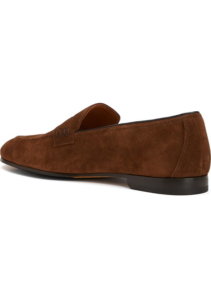 Kahverengi Erkek Deri Loafer modelleri