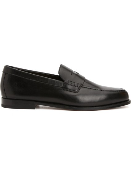 Mariuy Siyah Erkek Deri Loafer