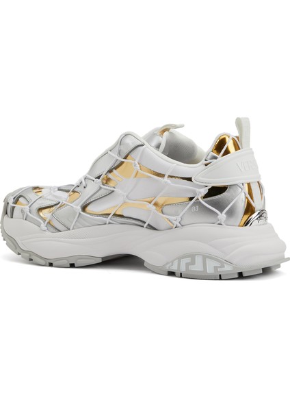 Beyaz Silver Garnili Erkek Sneaker modelleri