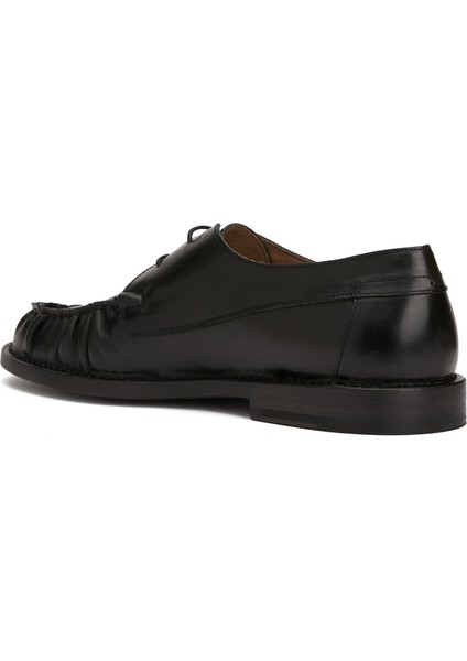 Siyah Erkek Deri Loafer