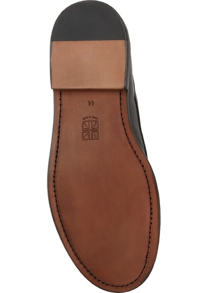 Siyah Erkek Deri Loafer