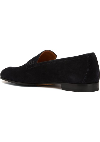 Lacivert Erkek Deri Loafer