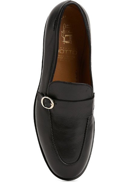 Siyah Erkek Deri Loafer