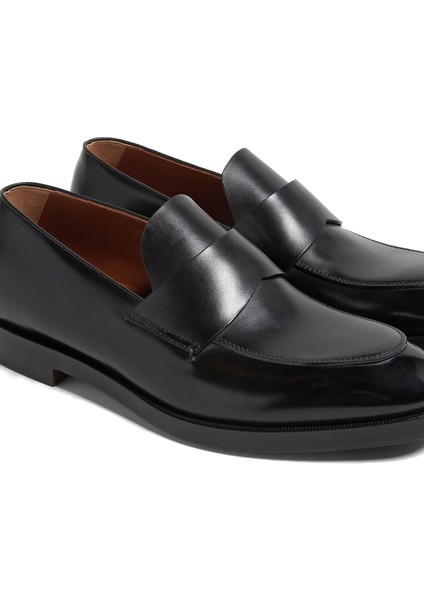 Siyah Erkek Deri Loafer modelleri