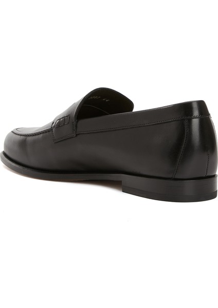 Mariuy Siyah Erkek Deri Loafer