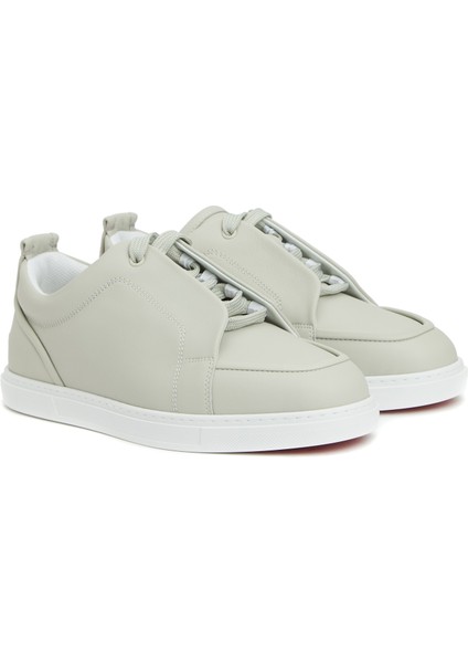 Jimmy Ekru Erkek Deri Sneaker