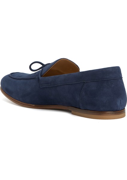 Bennett Mavi Erkek Süet Loafer