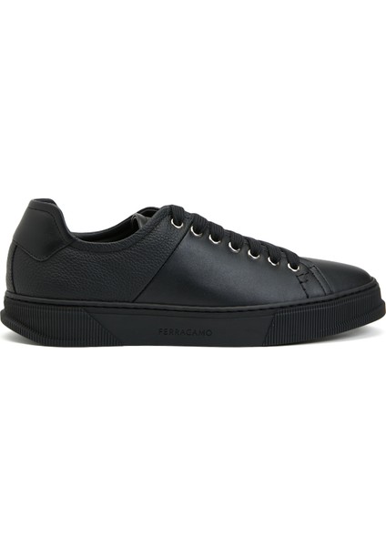 Siyah Erkek Deri Sneaker